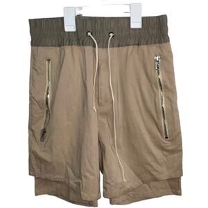 Embellish NYC Shorts Mens Size 30 Baggy Jones Tan